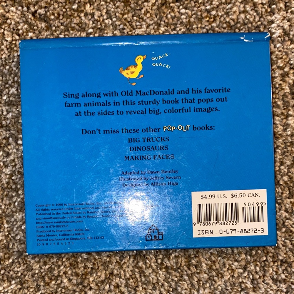 📚Pop-Out Book - Kids Learning Toy (Blue & Yellow) - Picture 2 of 3